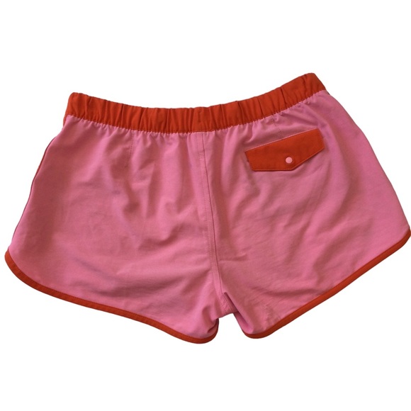 Patagonia Shortie Board Shorts Pink Orange Red Contrast Pockets Women’s Size S - Picture 3 of 10